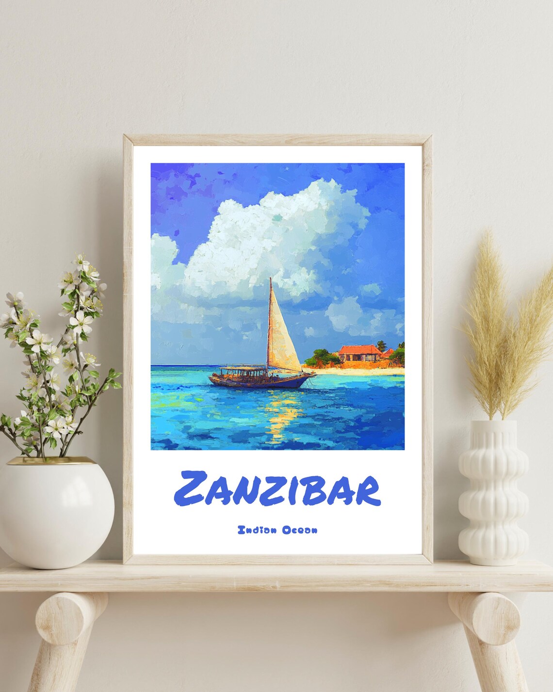 Zanzibar - Vintage Travel Poster