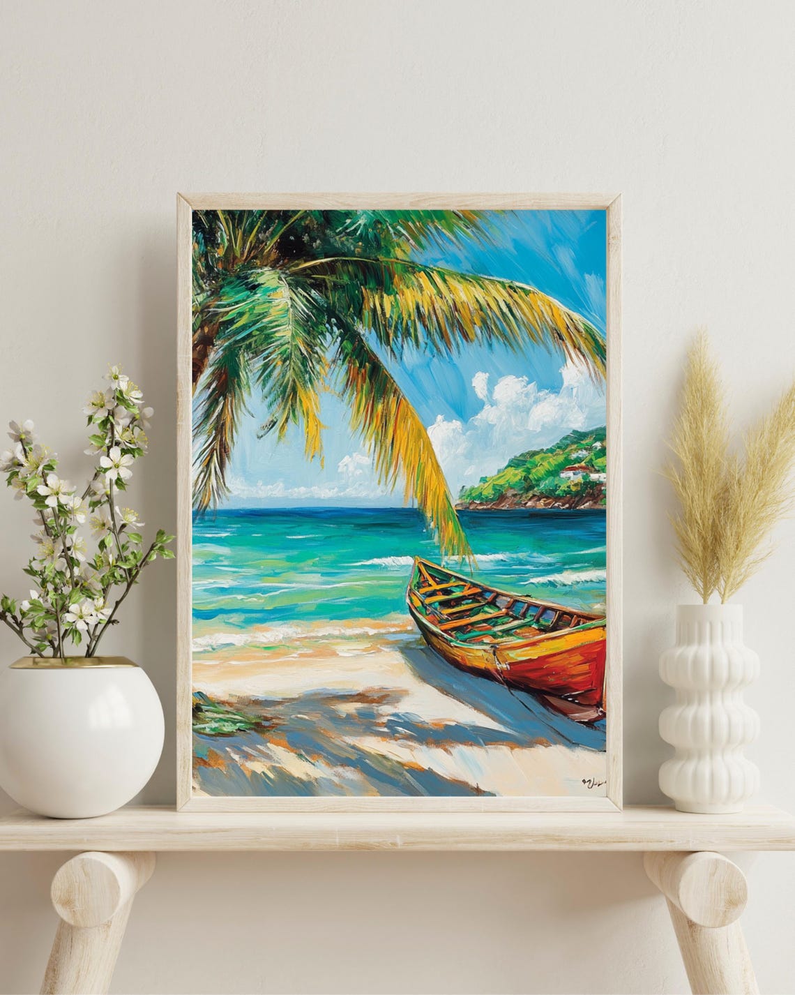 Montego Bay Travel Poster, Jamaica Caribbean
