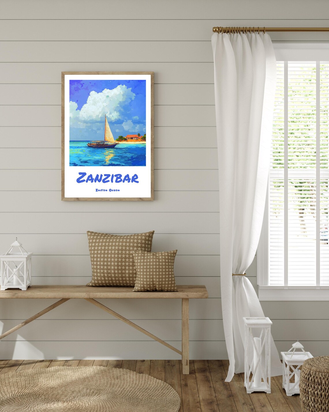 Zanzibar - Vintage Travel Poster - Image 2