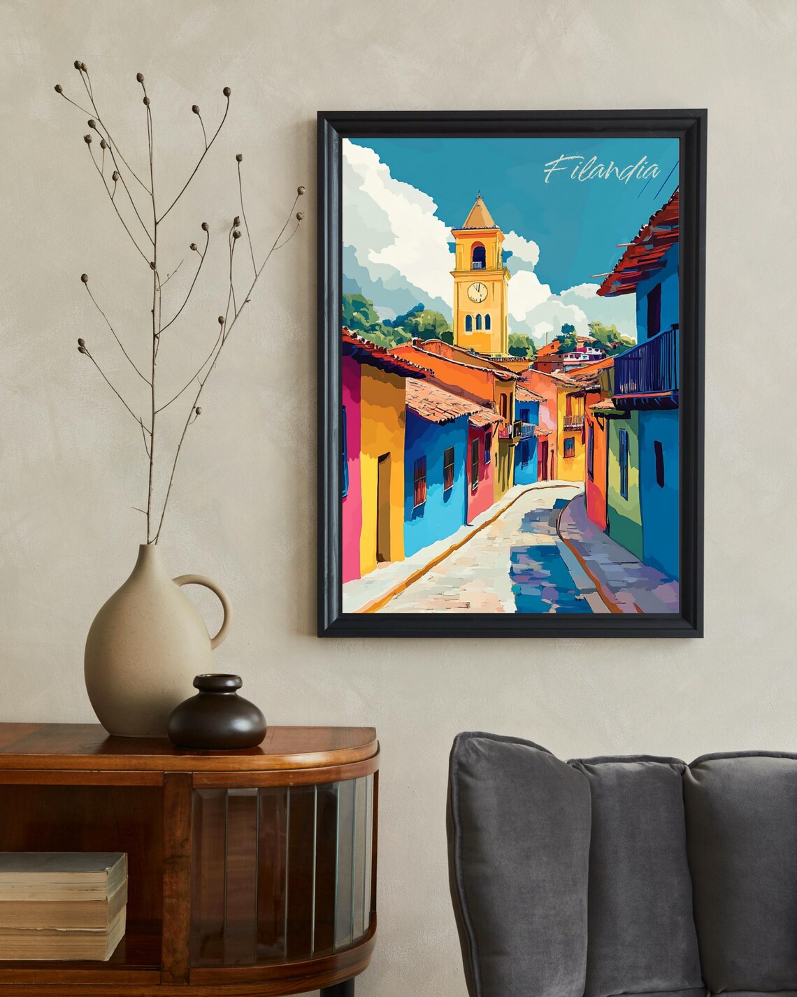 Filandia Quindio Travel Poster, Colombia - Image 2