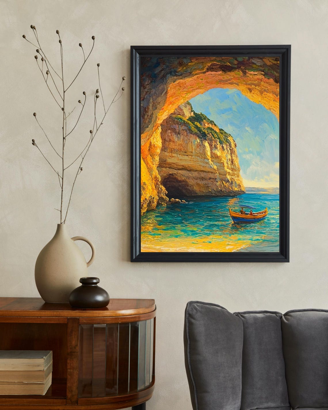 Algarve Portugal Travel Poster, Christmas Gift - Image 2