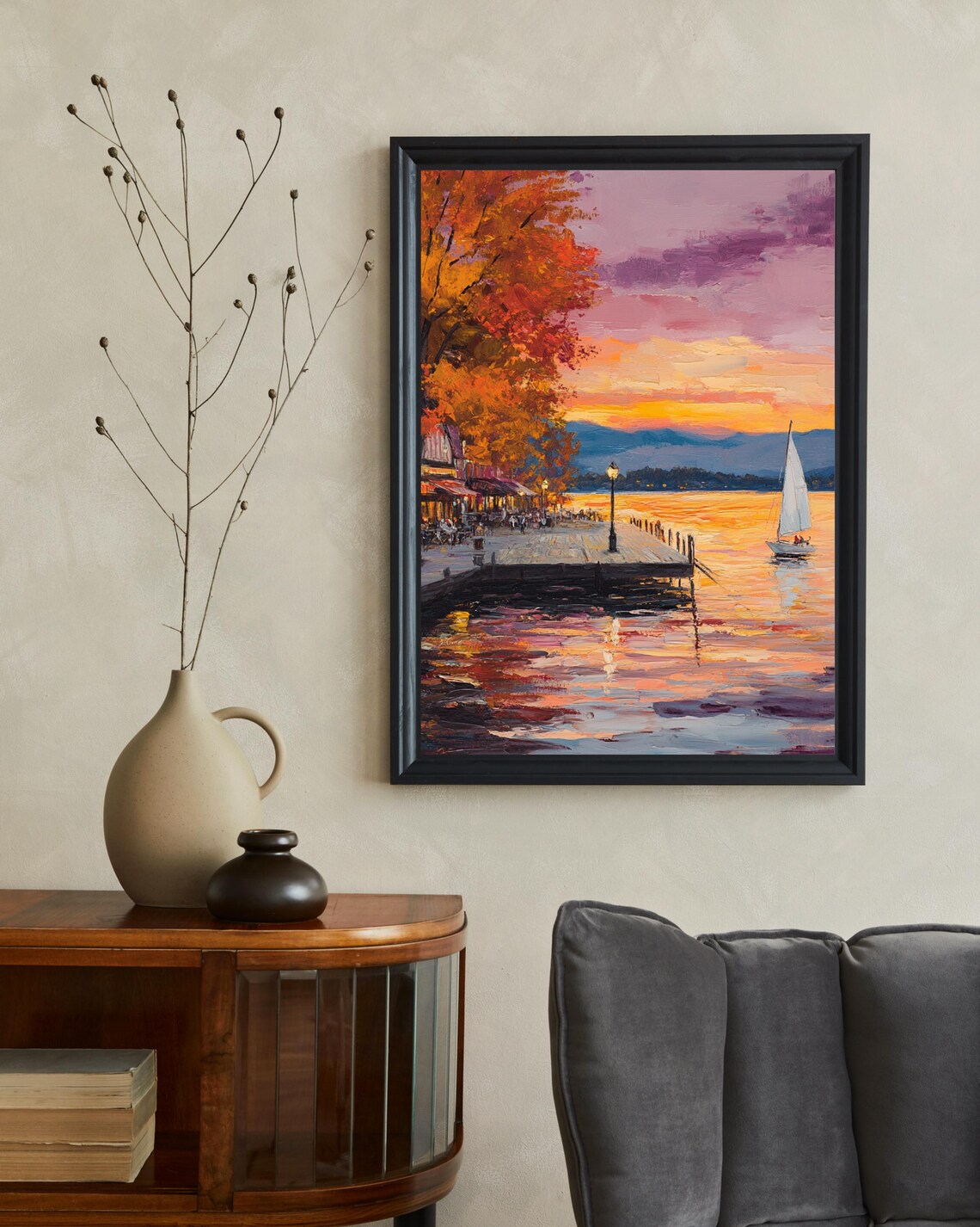 Burlington Vermont - Contemporary Travel Poster - Image 2