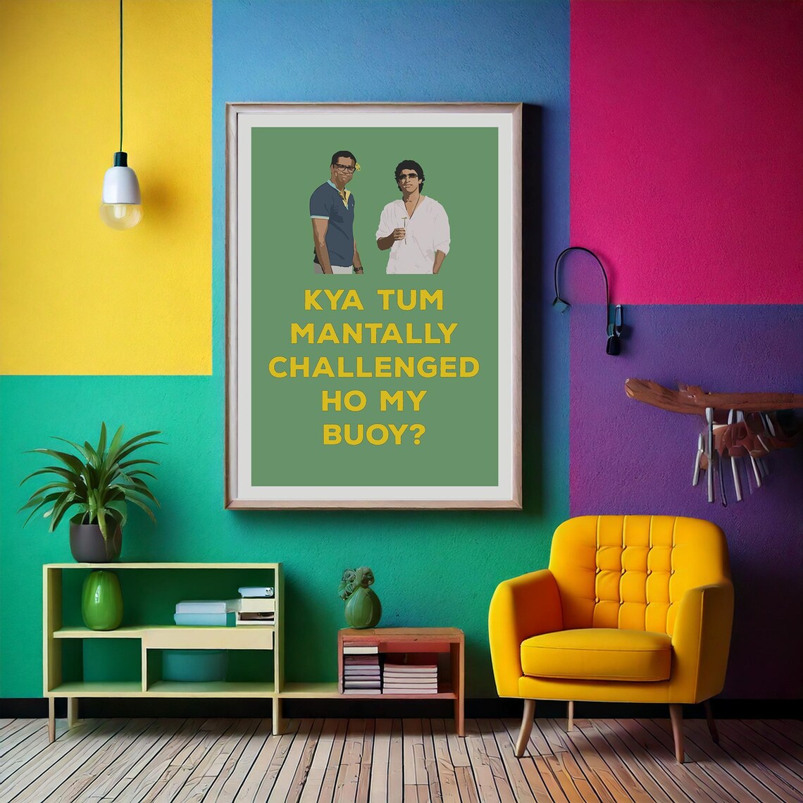 Zindagi Na Milegi Dobara Funny Quote Poster - Image 3
