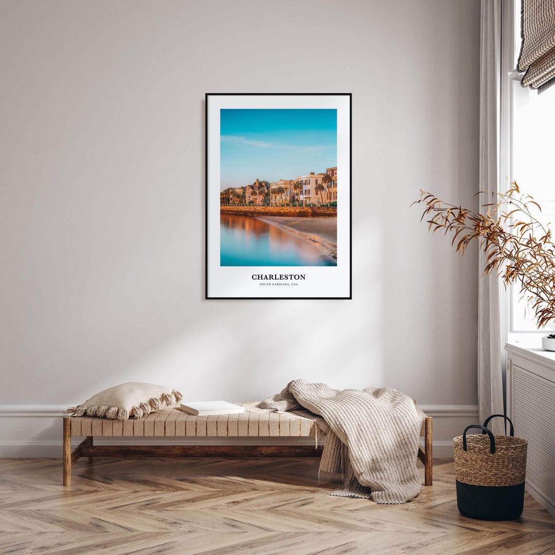 Charleston Print South Carolina No 3 Charleston Photo Poster Charleston Travel Wall Art Charleston Map Charleston Photography Usa - Image 3