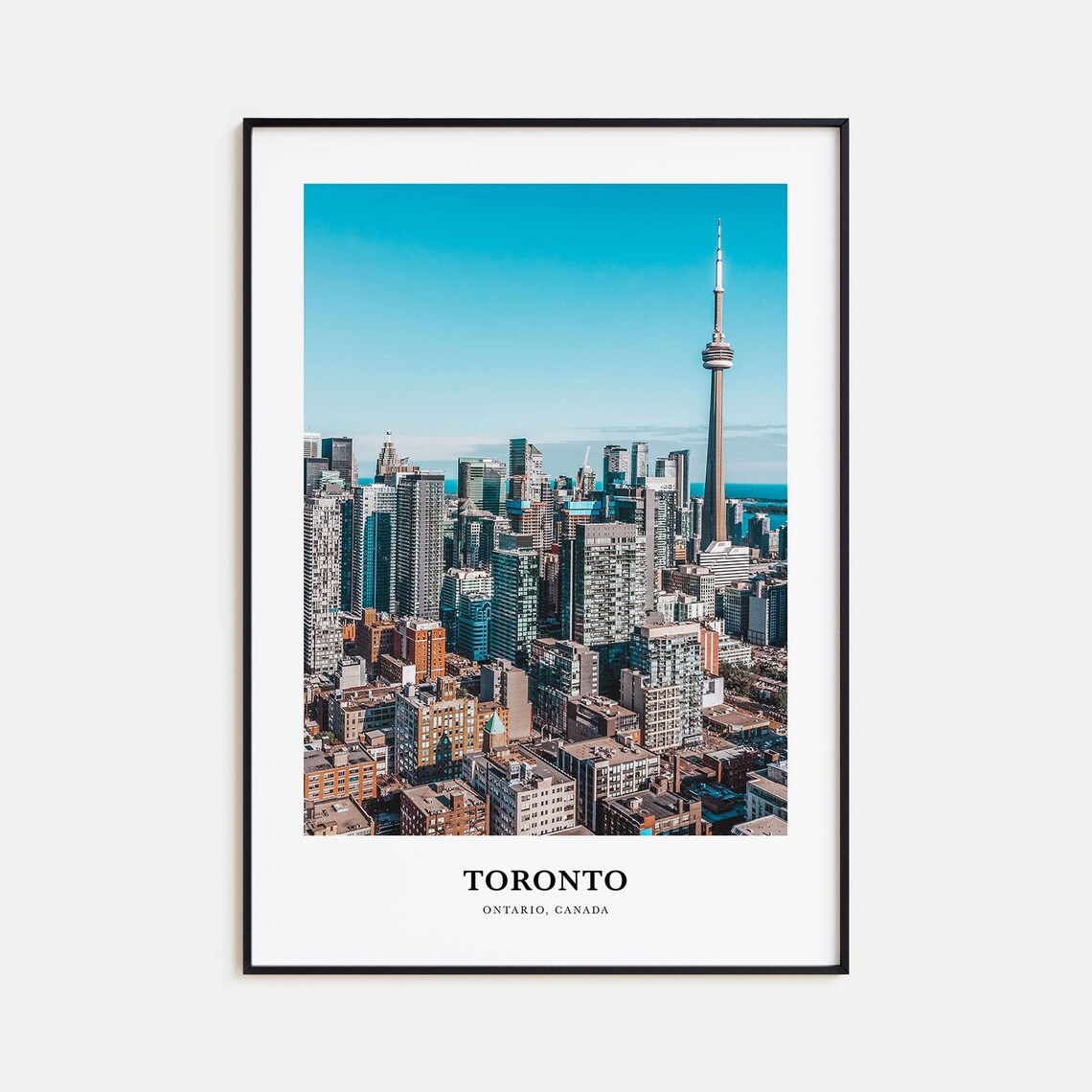 Toronto Travel Poster, Ontario Canada Wall Art