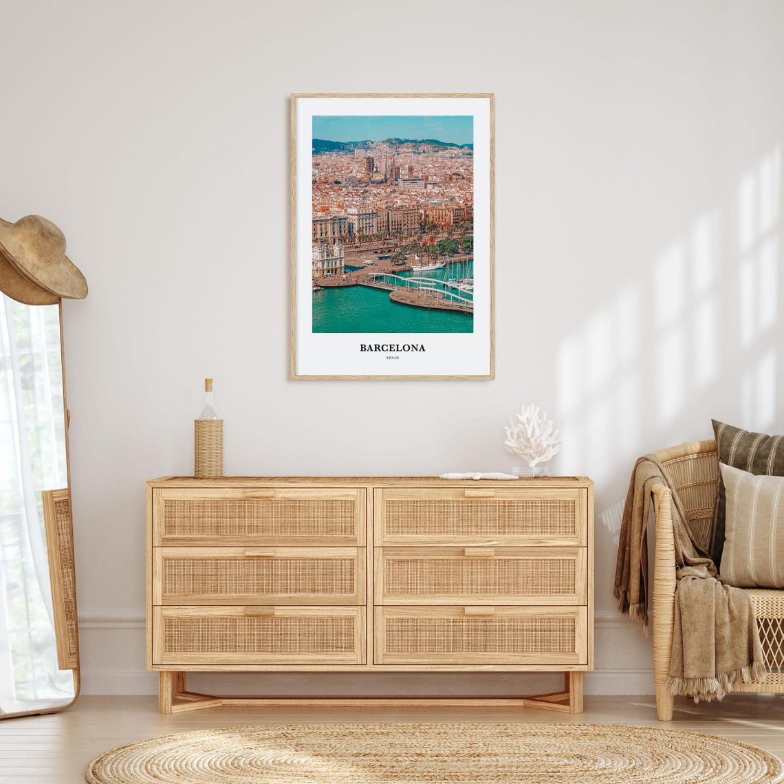 Barcelona Print Barcelona Photo Poster Barcelona Travel Wall Art Barcelona Map Print Barcelona Photography Print Barcelona Wall Spain - Image 2