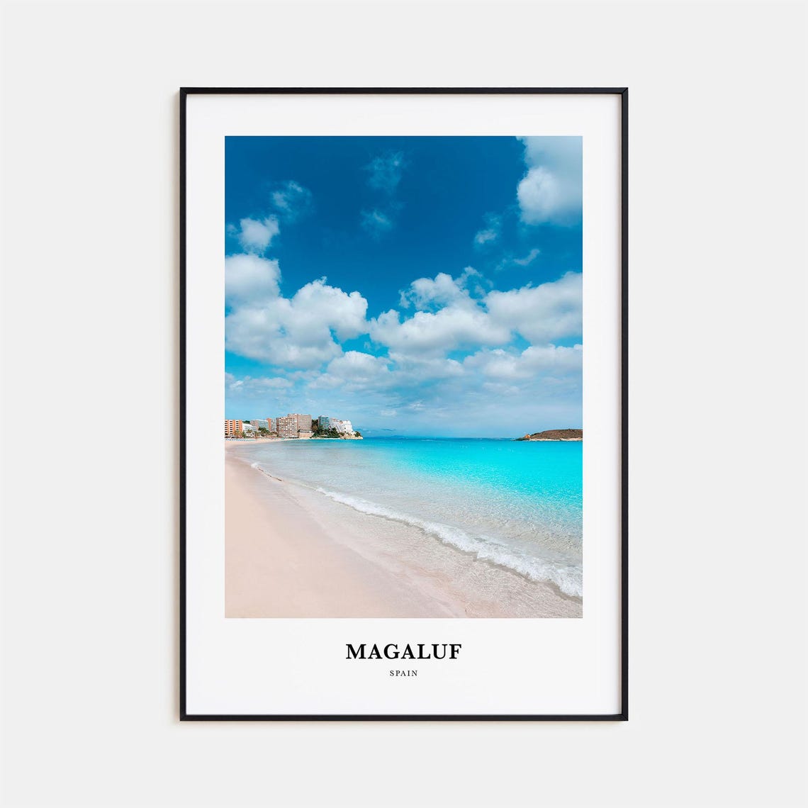 Magaluf Print Magaluf Photo Poster Magaluf Travel Wall Art Magaluf Map Print Magaluf Photography Print Magaluf Wall Dcor Spain