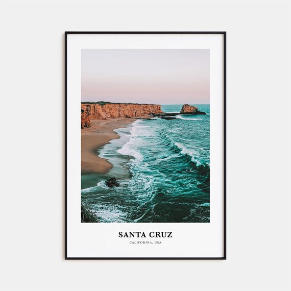 Santa Cruz Photo Poster California Wall Art