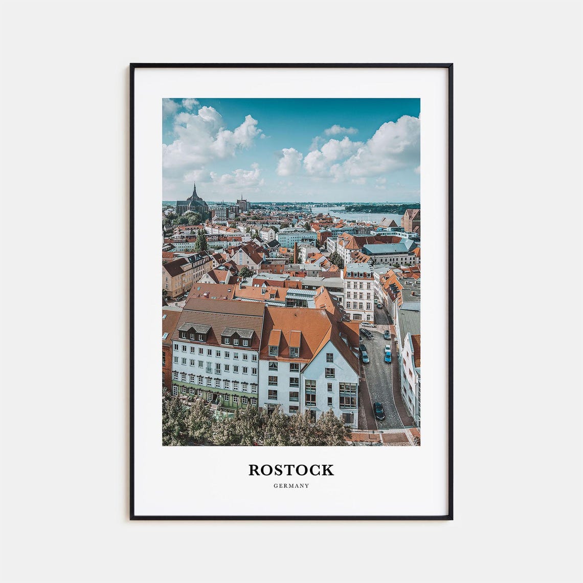 Rostock Print Rostock Photo Poster Rostock Travel Wall Art Rostock Map Print Rostock Photography Print Rostock Wall Dcor Germany