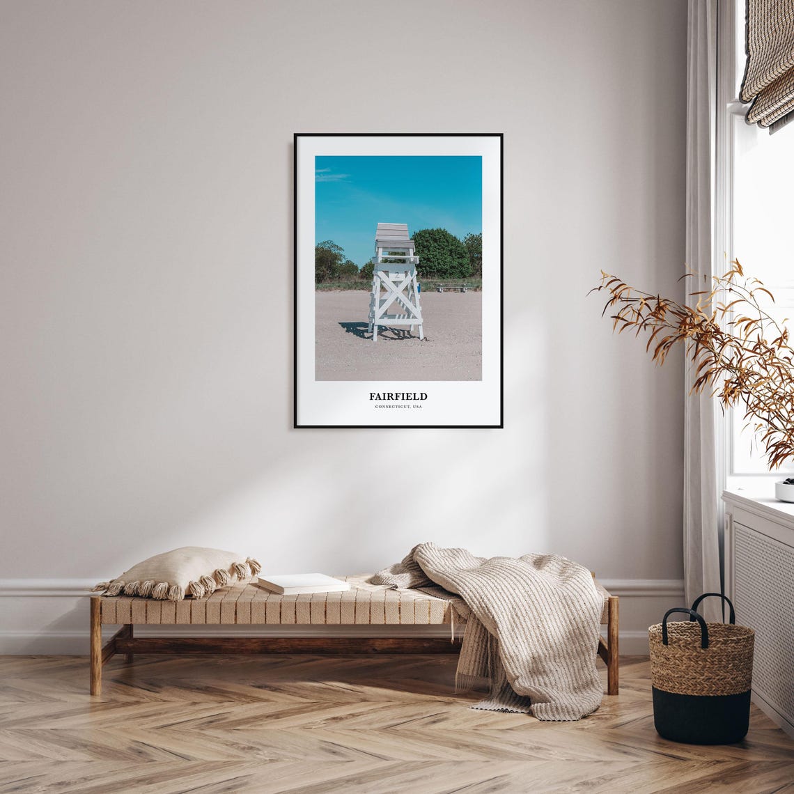 Fairfield Print Fairfield Photo Poster Fairfield Travel Wall Art Fairfield Map Print Fairfield Photography Print Connecticut Usa - Image 3