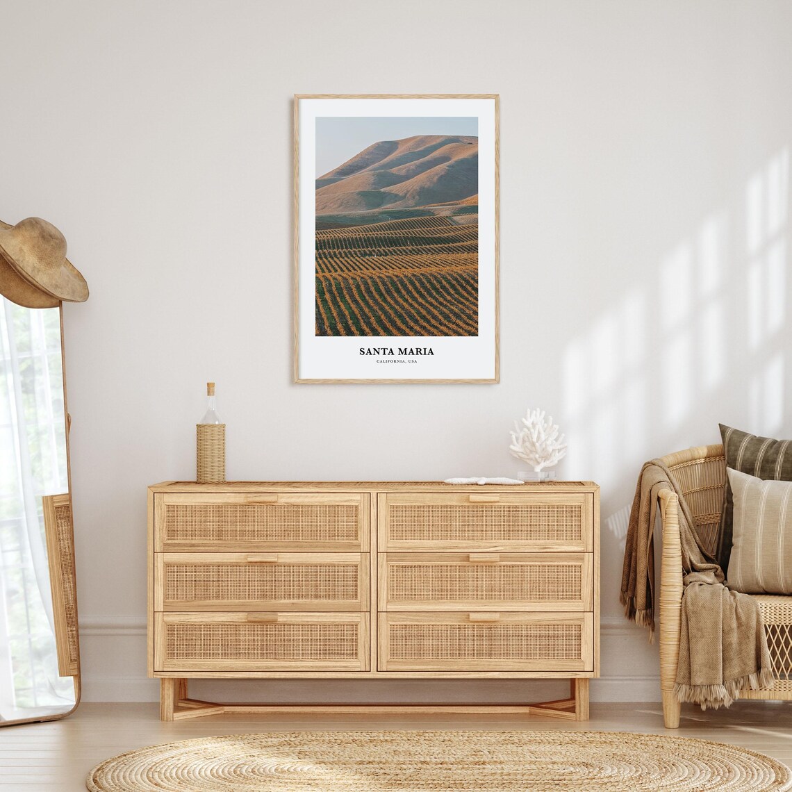 Santa Maria Travel Poster, California Wall Art - Image 2