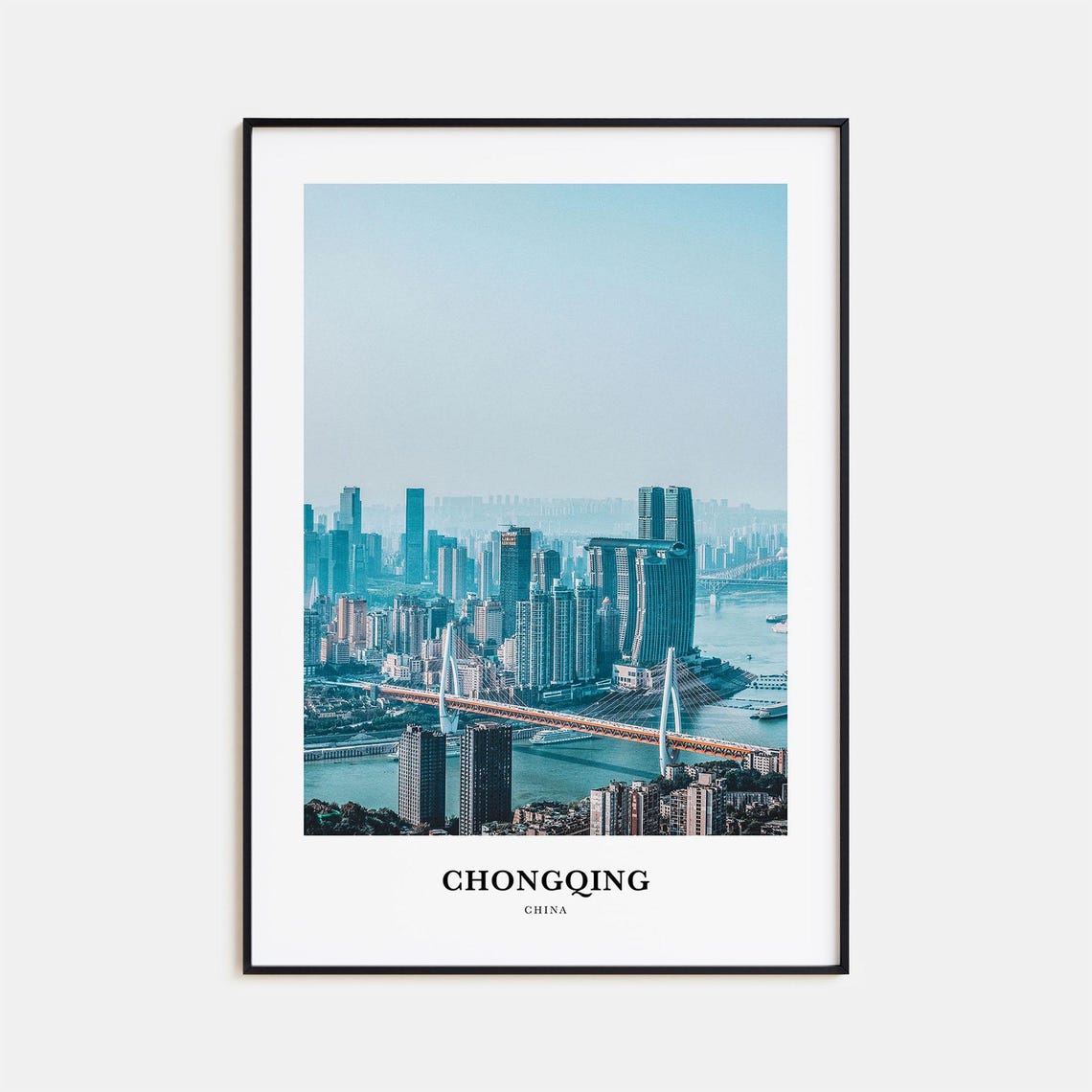 Chongqing Print Chongqing Photo Poster Chongqing Travel Wall Art Chongqing Map Print Chongqing Photography Print Chongqing China