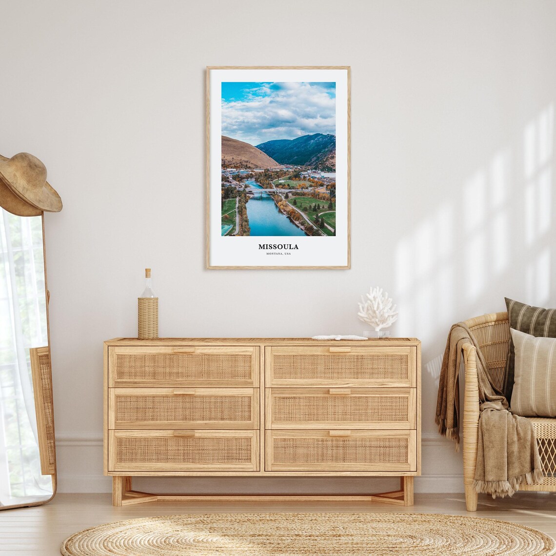 Missoula Travel Poster, Montana Wall Art Print - Image 2