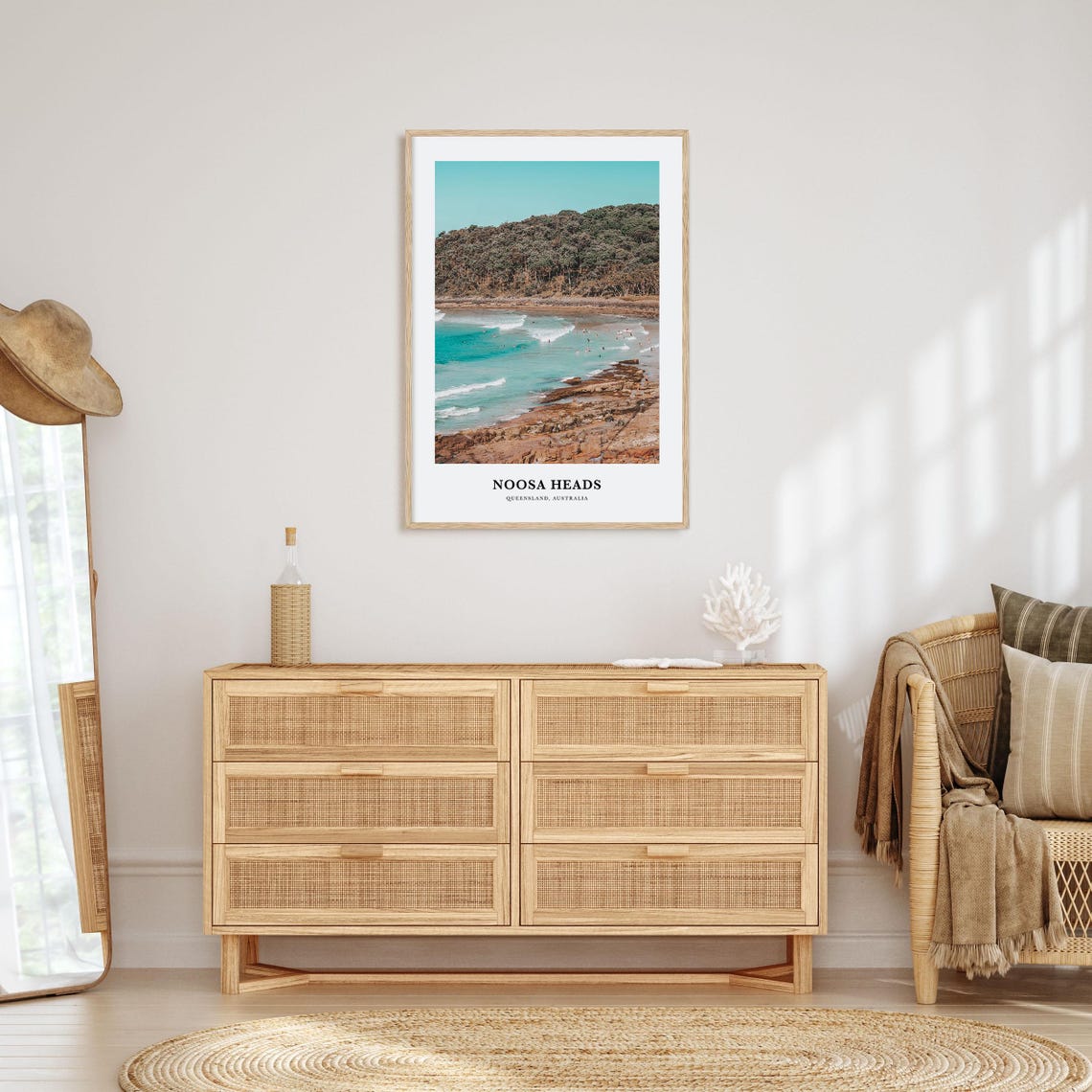 Noosa Heads Print Noosa Heads Photo Poster Noosa Heads Travel Wall Art Noosa Heads Map Print Noosa Heads Print Queensland Australia - Image 2