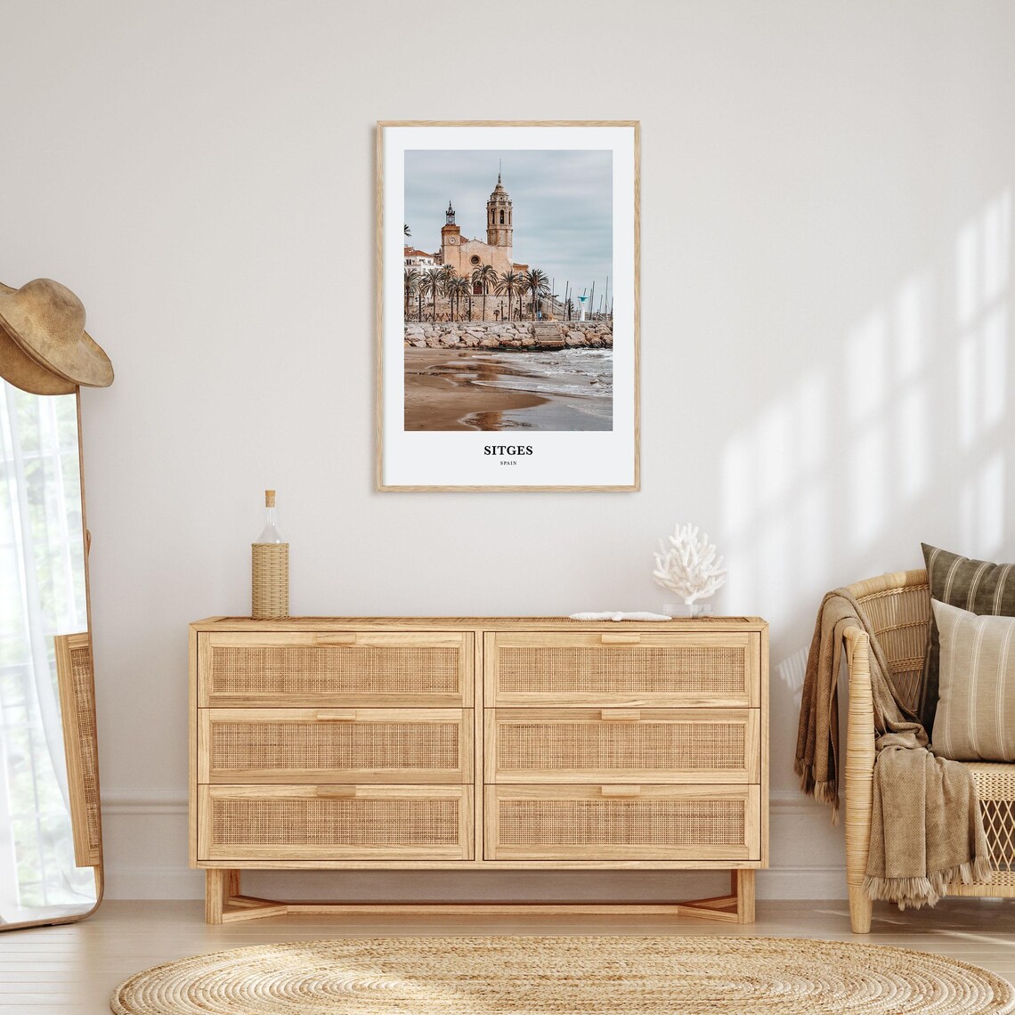 Sitges Travel Poster, Spain Place Wall Art - Image 2