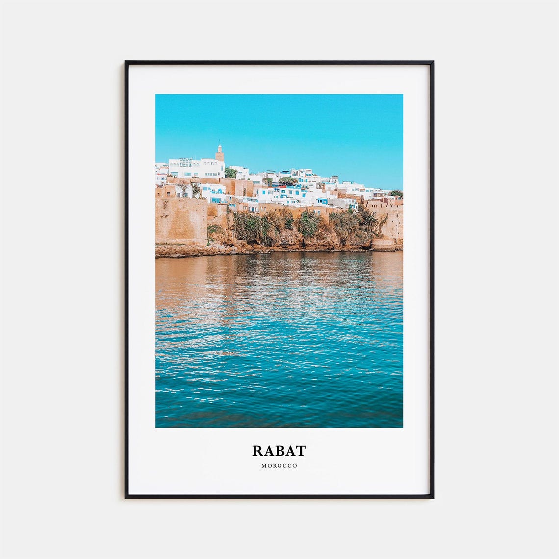 Rabat Morocco Historic Kasbah Waterfront Old Town Photo Poster