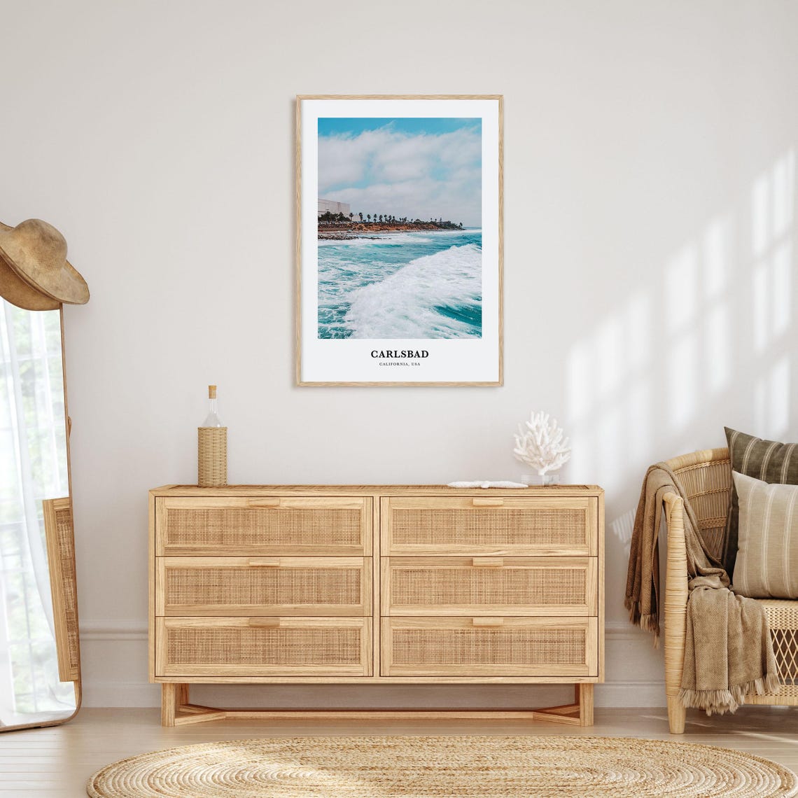 Carlsbad Print No 1 Carlsbad Photo Poster Carlsbad Travel Wall Art Carlsbad Map Print Carlsbad Photography Carlsbad California Usa - Image 2
