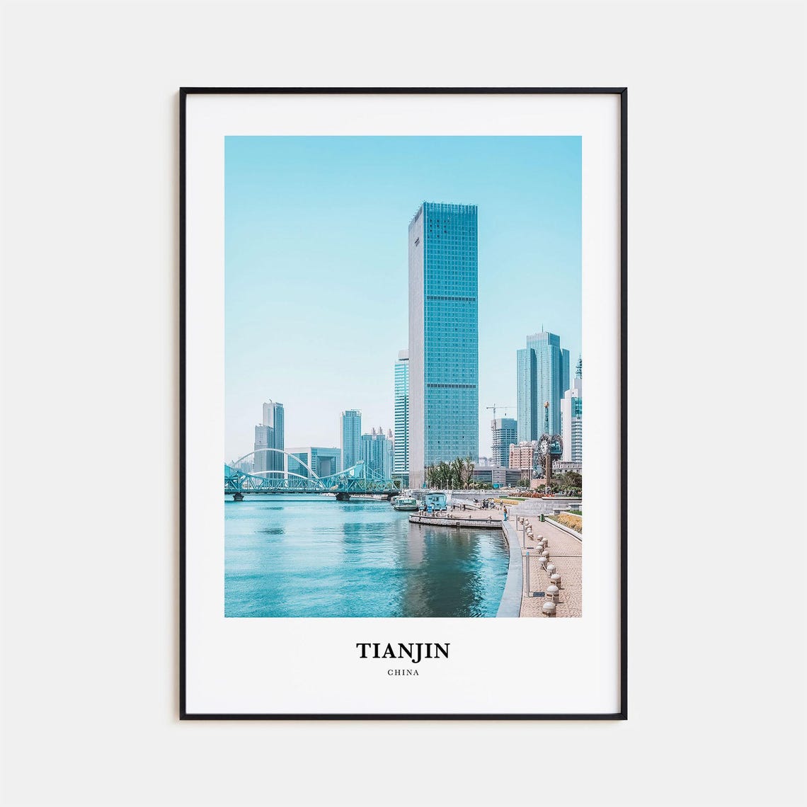 Tianjin Print Tianjin Photo Poster Tianjin Travel Wall Art Tianjin Map Print Tianjin Photography Print Tianjin Wall Dcor China