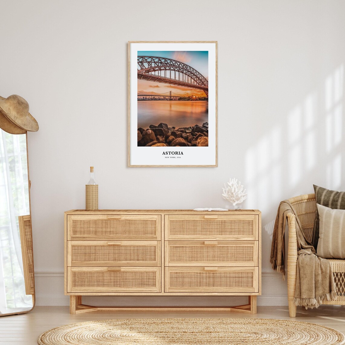 Astoria New York Travel Poster, Place Name Print - Image 2