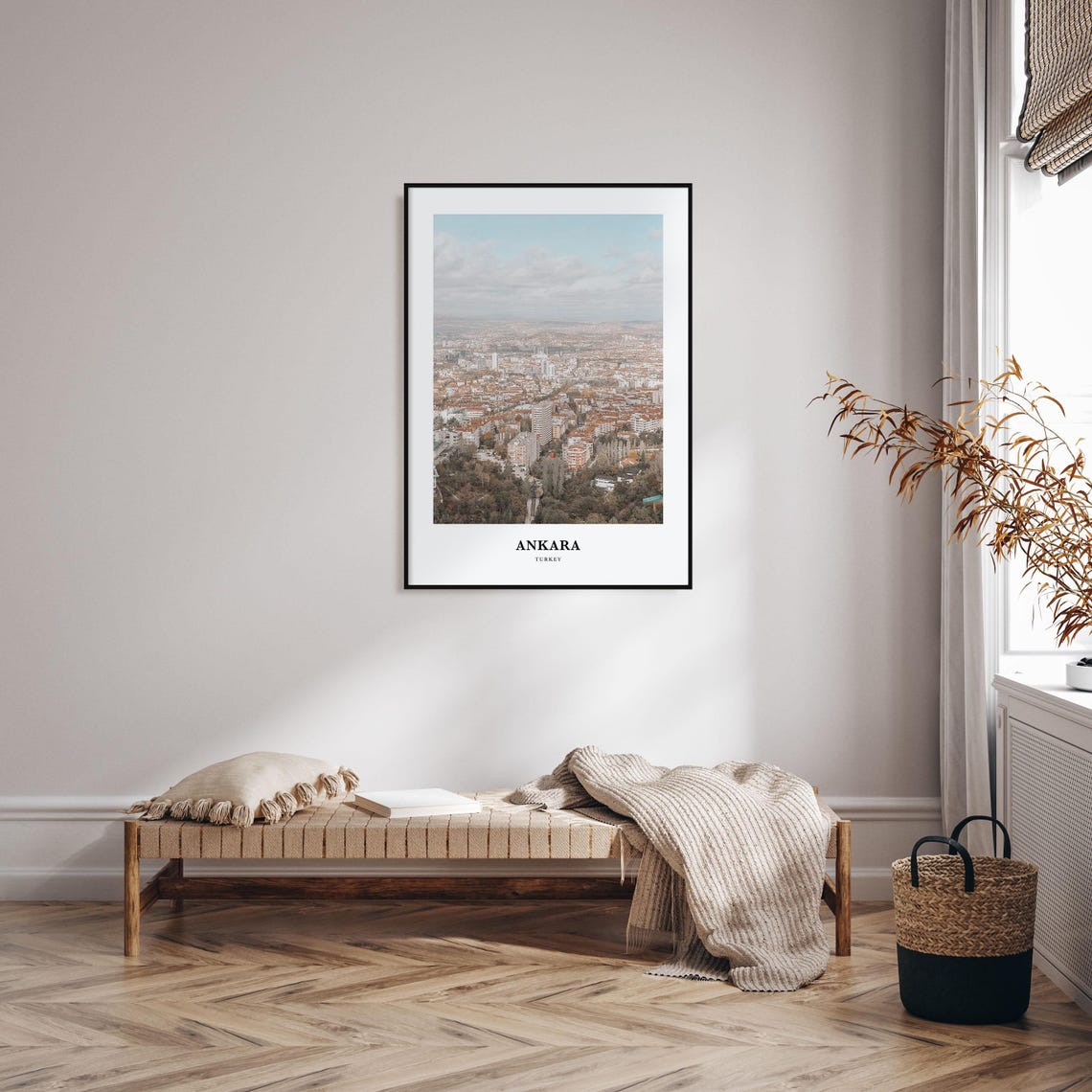 Ankara Turkey Aerial Panorama Of The Sprawling Capital Poster - Image 4
