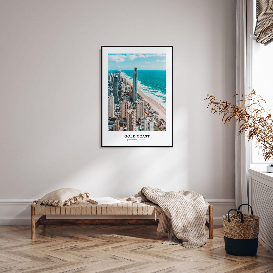 Gold Coast Print Gold Coast Photo Poster Gold Coast Travel Wall Art Gold Coast Map Print Gold Coast Photography Queensland Australia - Image 4
