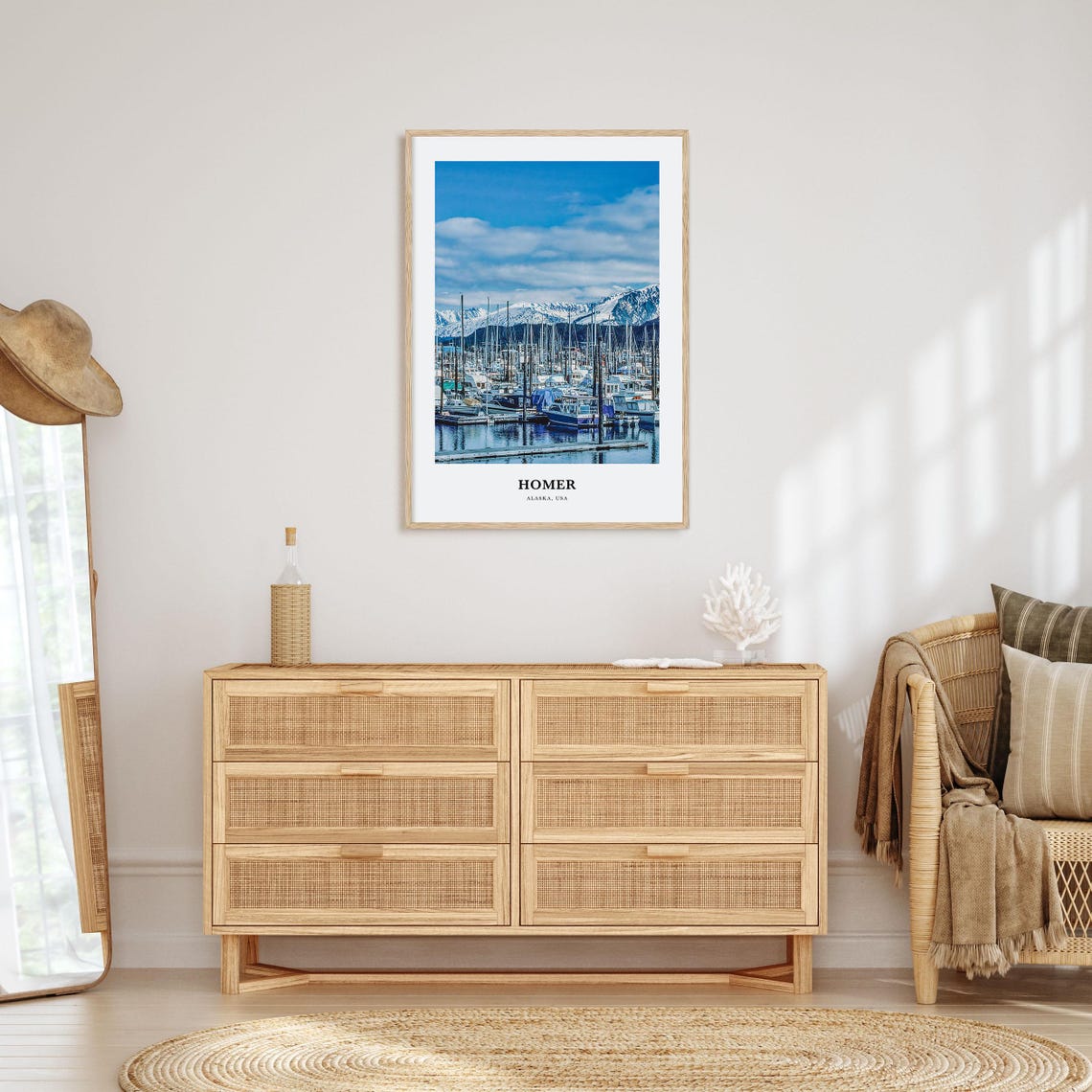 Homer Print Homer Photo Poster Homer Travel Wall Art Homer Map Print Homer Photography Print Homer Wall Dcor Alaska Usa - Image 2