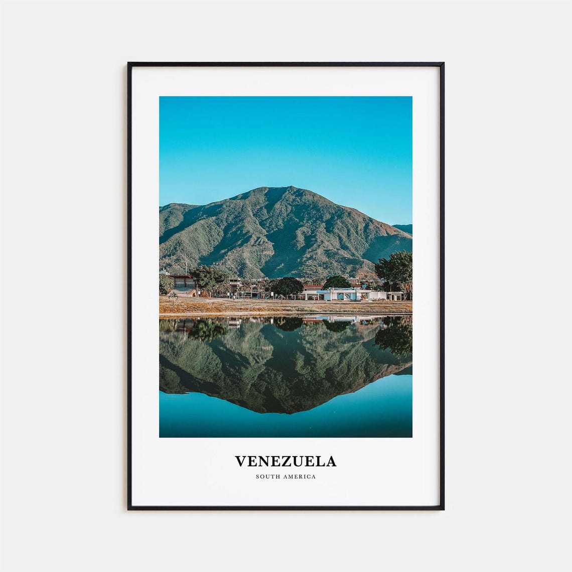 Venezuela Print No 1 Venezuela Photo Poster Venezuela Travel Wall Art Venezuela Map Print Venezuela Photography Print South America