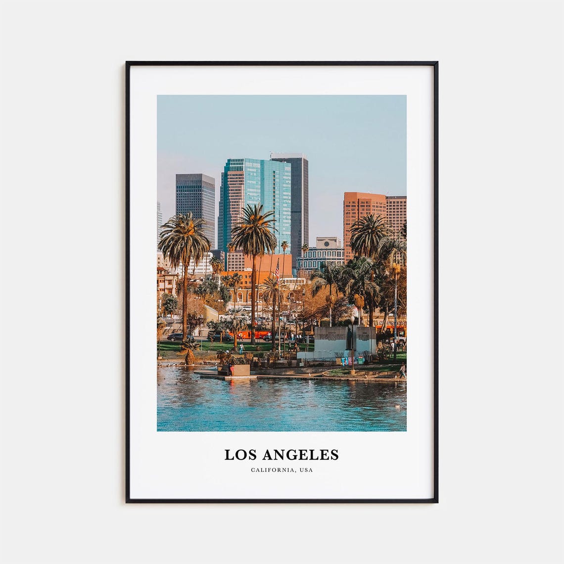 Los Angeles Print No 1 Los Angeles Photo Poster Los Angeles Travel Wall Art Los Angeles Map Los Angeles Photography California Usa