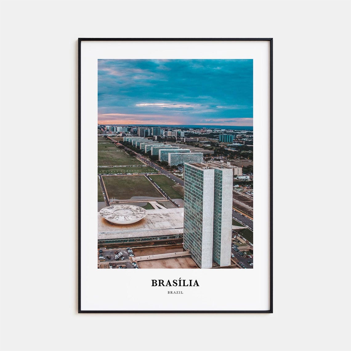 Brasilia Print Brasilia Photo Poster Brasilia Travel Wall Art Brasilia Map Print Brasilia Photography Print Brasilia Wall Dcor Brazil