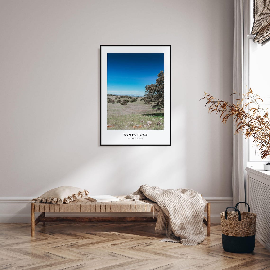Santa Rosa Print No 2 Santa Rosa Photo Poster Santa Rosa Travel Wall Art Santa Rosa Map Print Santa Rosa Photography California Usa - Image 3