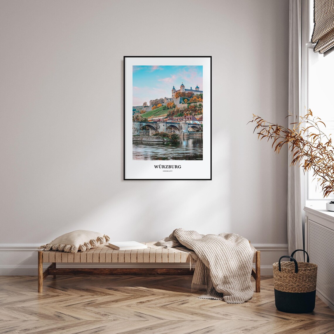Wurzburg Travel Poster, Germany Wall Art Print - Image 3