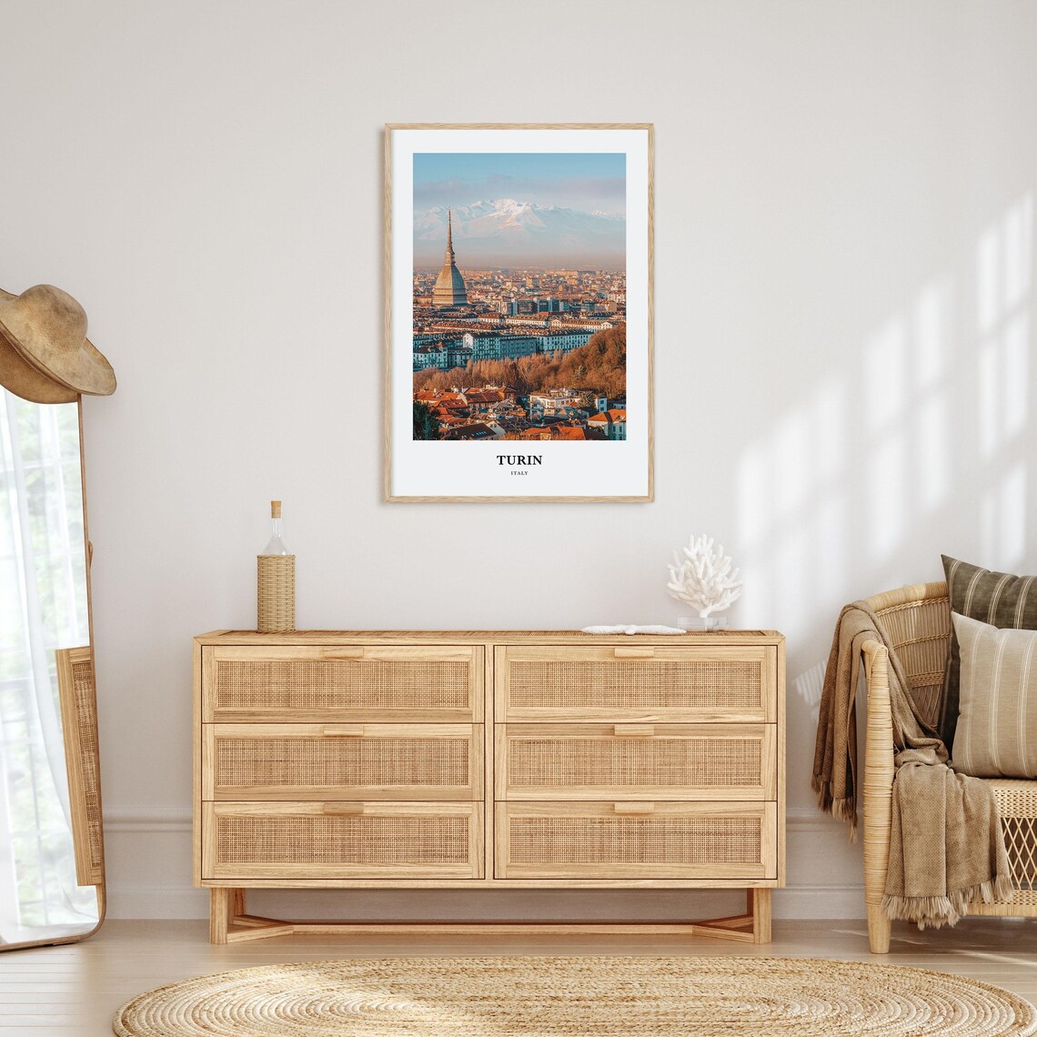 Turin Print Turin Photo Poster Turin Travel Wall Art Turin Map Print Turin Photography Print Turin Wall Dcor Italy - Image 2