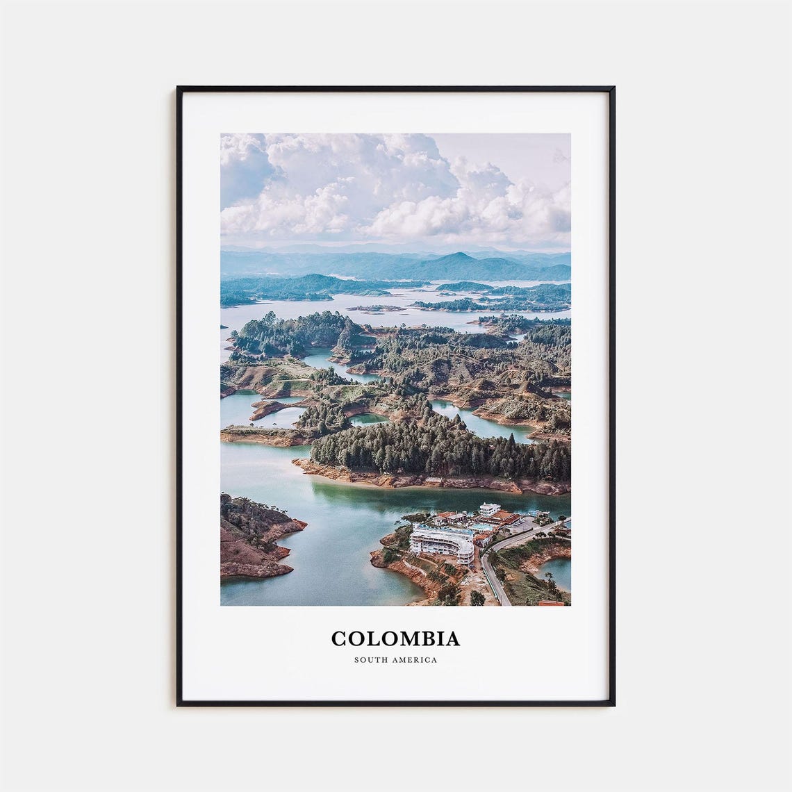 Colombia Print No 2 Colombia Photo Poster Colombia Travel Wall Art Colombia Map Print Colombia Photography Colombia Wall South America
