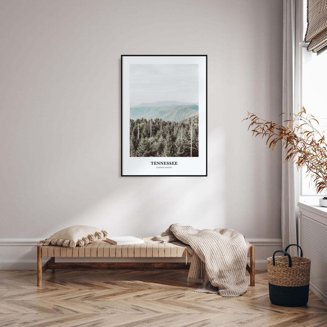 Tennessee Print No 3 Tennessee Photo Poster Tennessee Travel Wall Art Tennessee Map Print Tennessee Photography Print United States - Image 3