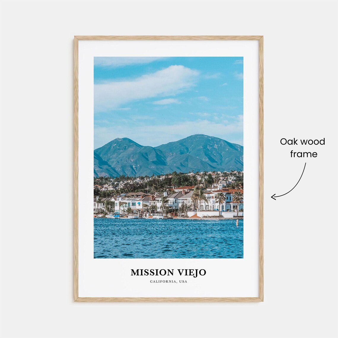Mission Viejo Travel Poster, California Map Print - Image 3