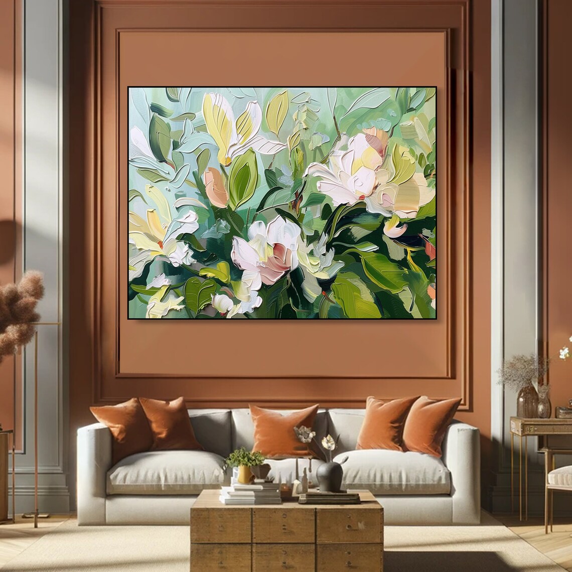 Botanical Garden Oil-Painting Style Art Print - Image 2