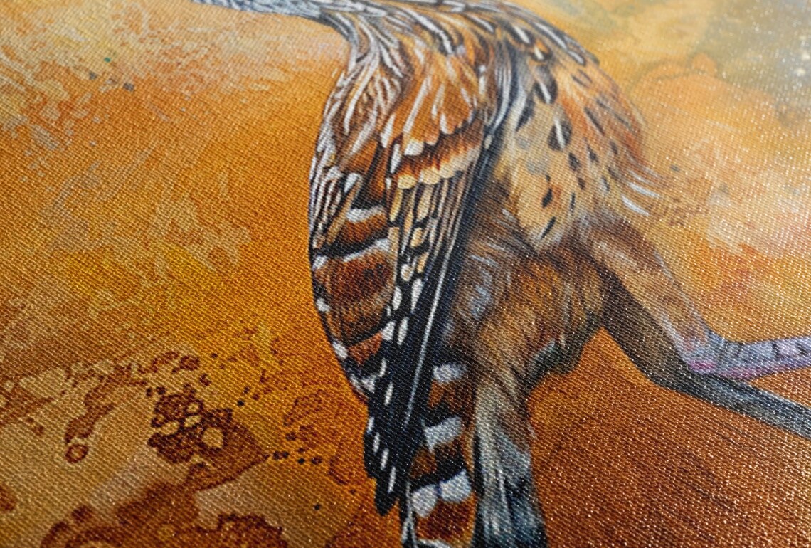 Southwestern Roadrunner Desert Animal Art Print - Image 3