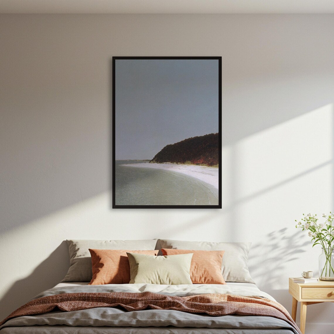 Coastal Landscape Art Print, Ocean Seascape