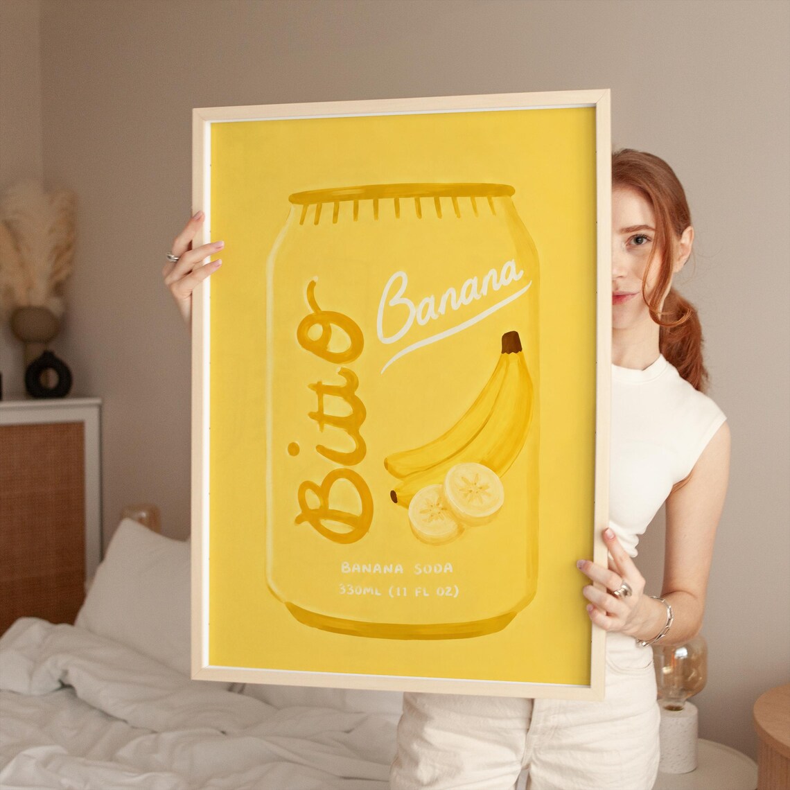 Banana Soda Art Print