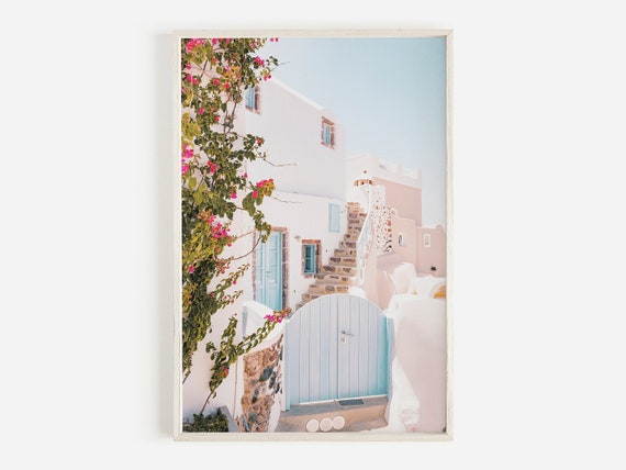 Santorini Print Santorini Wall Art Greece Art Santorini Print Greece Print Santorini Architecture Print