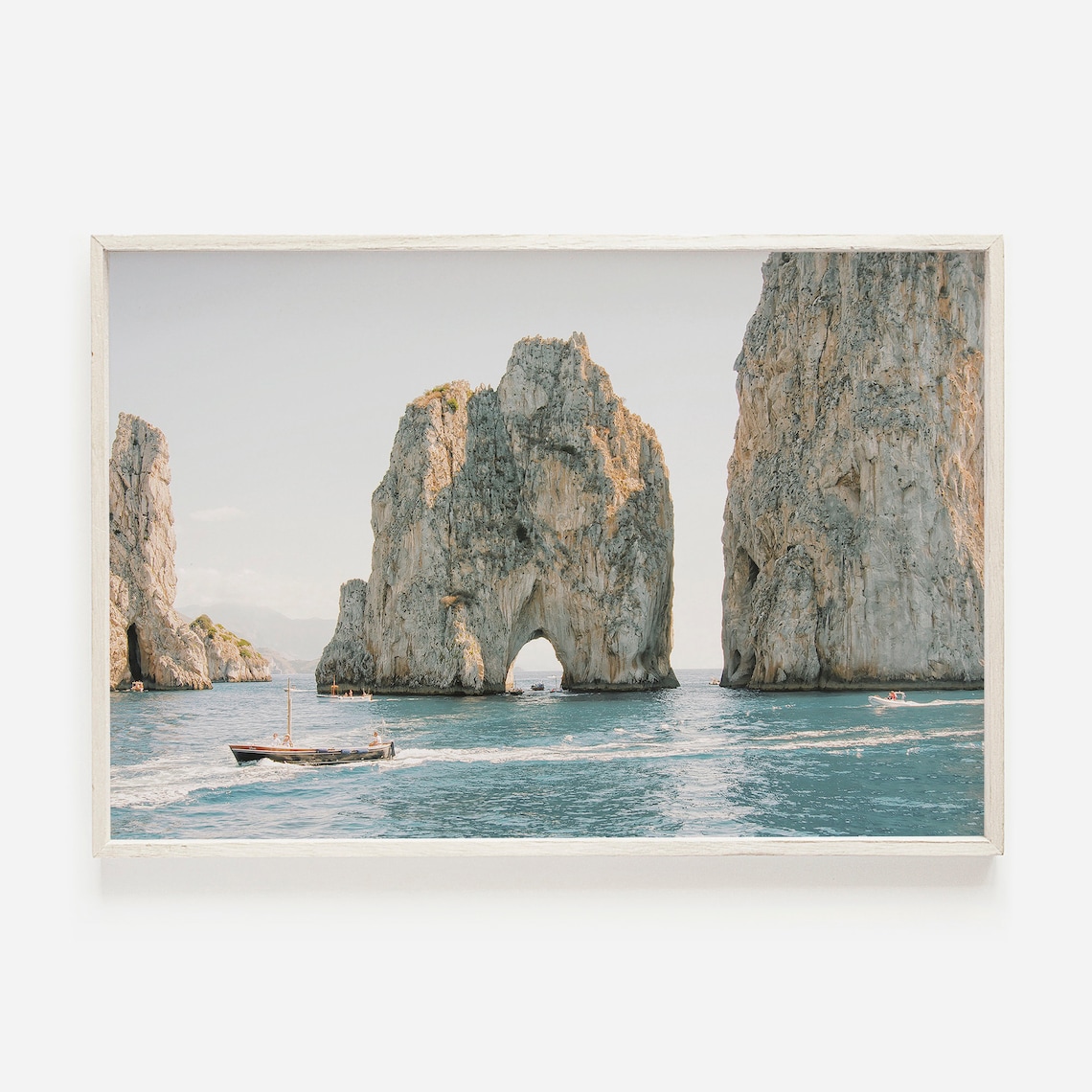 Faraglioni Rock Capri Italy Travel Poster