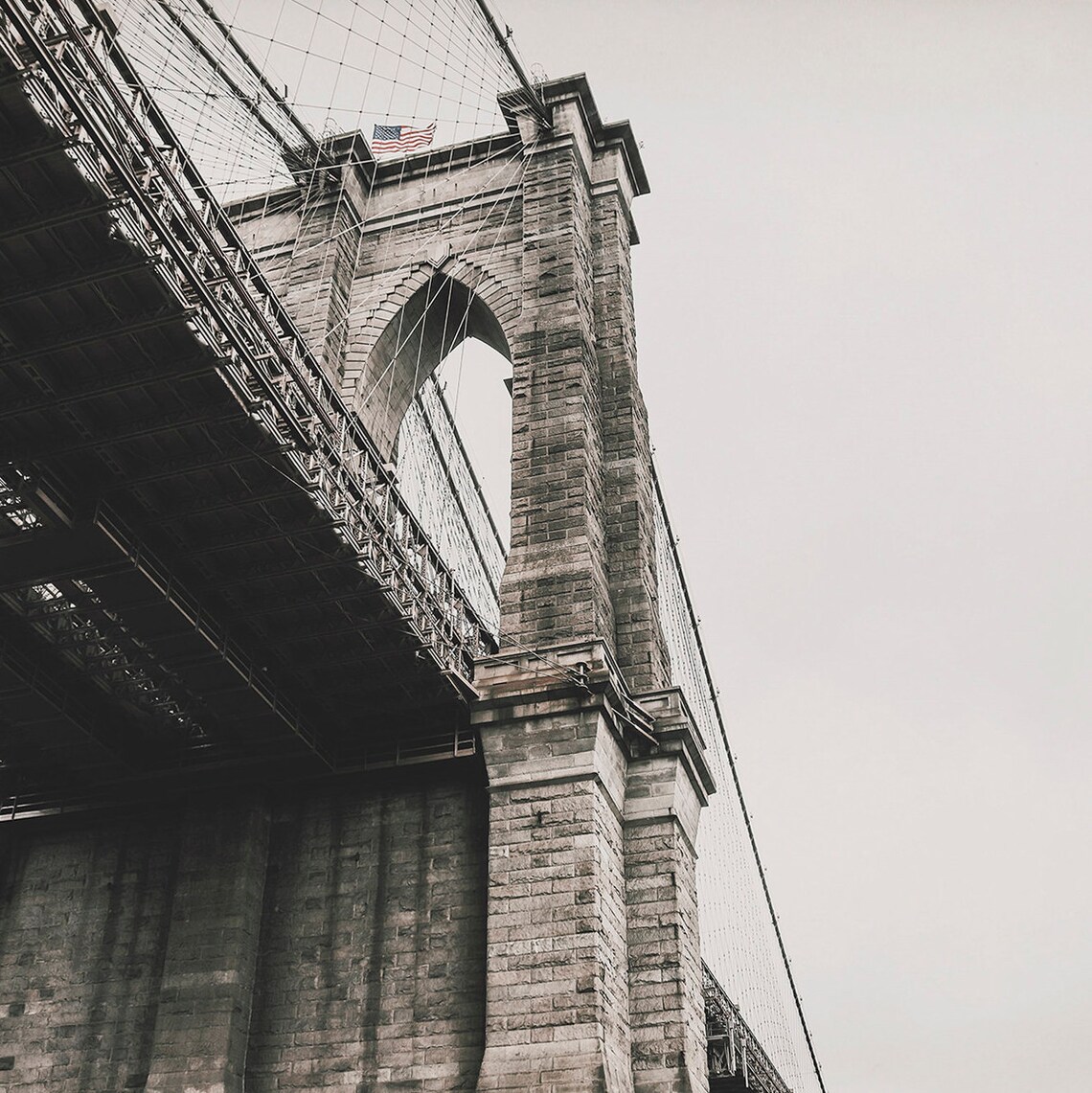 Brooklyn Bridge Photography, New York City Travel Poster - Image 2