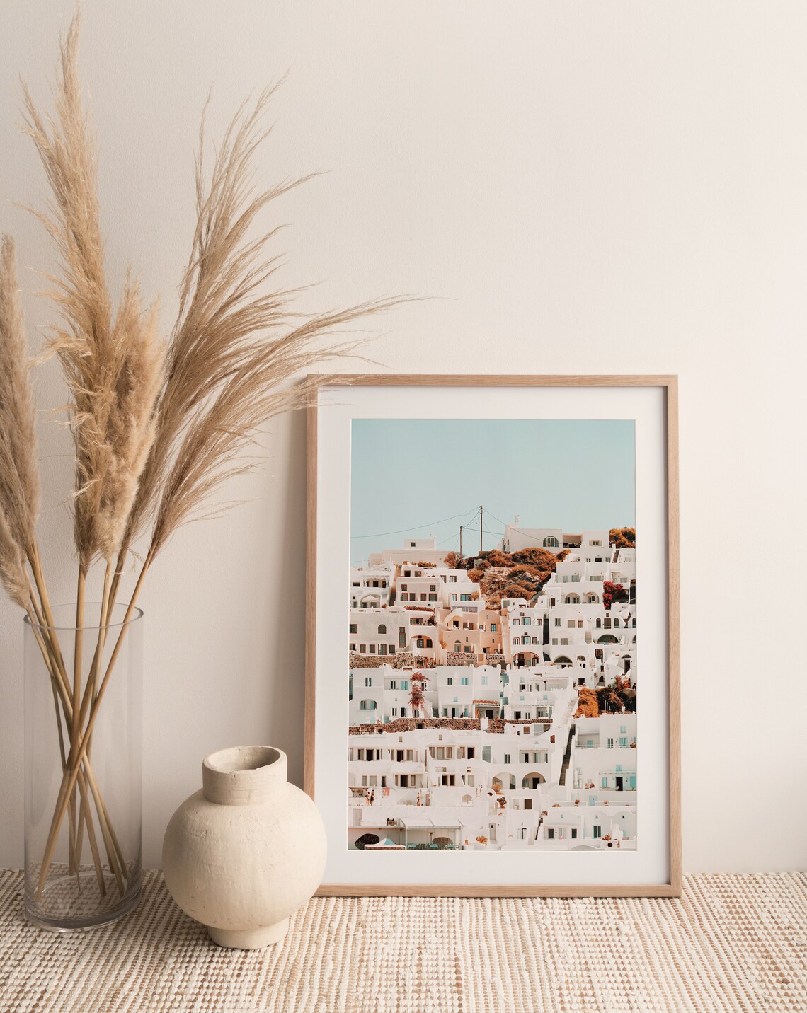 Santorini Architecture Greece Travel Poster - Image 2