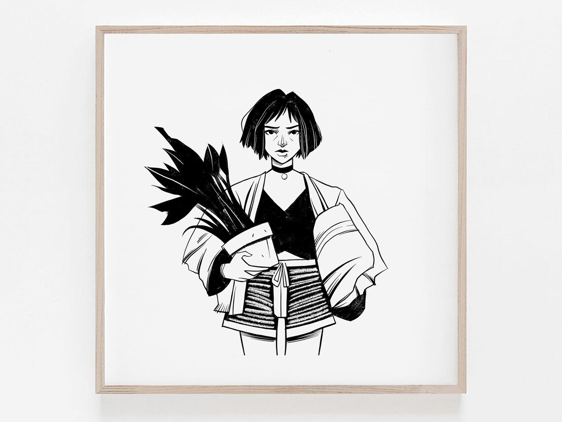 Lon The Professional Mathilda Portrait Art Print