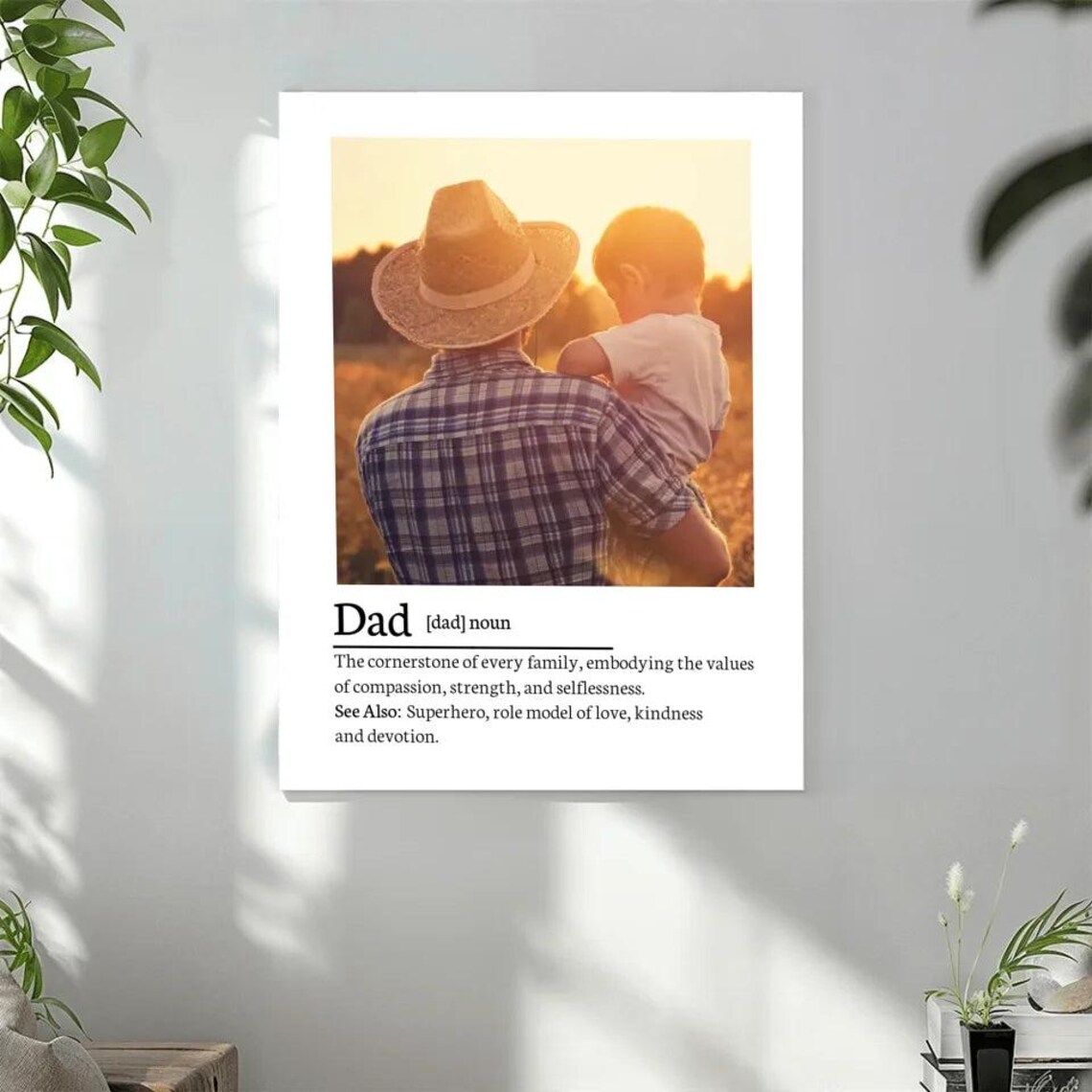 Personalized Dad Definition Quote, Wall Art Print - Image 4