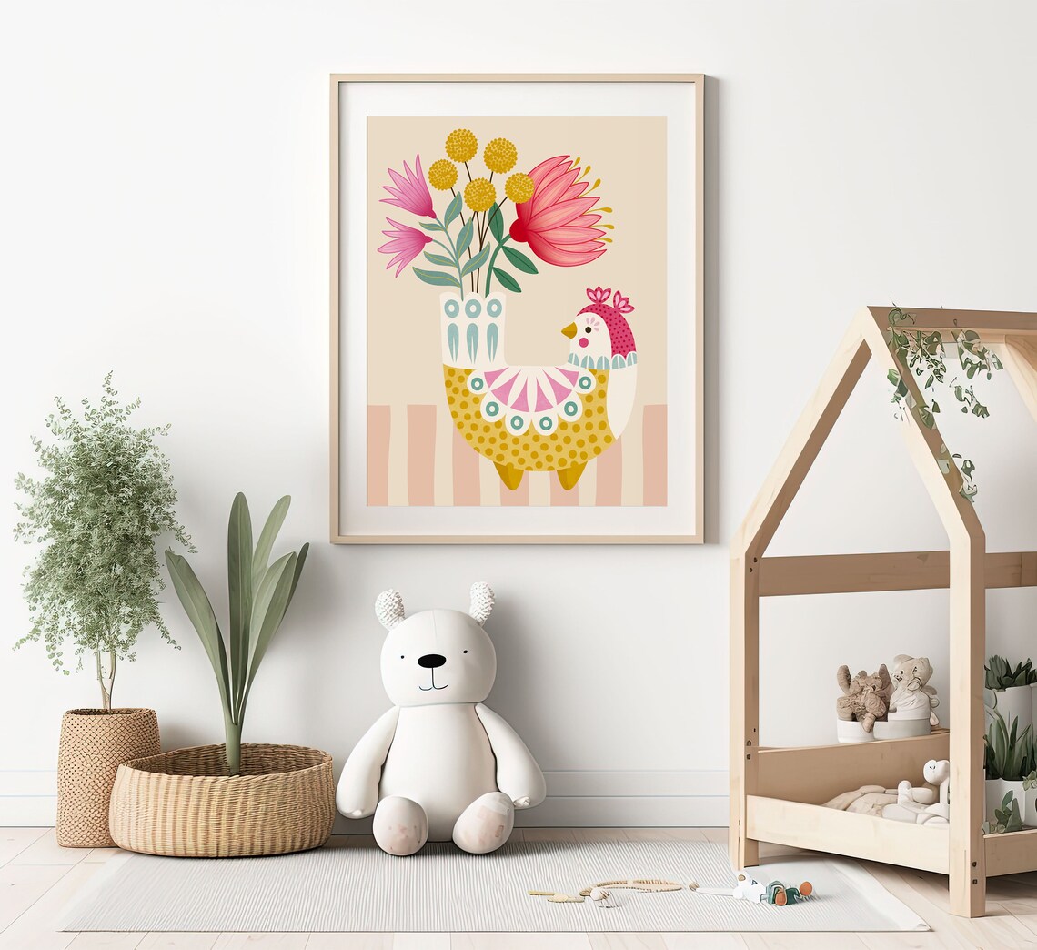 Coucou Vase Art Print, Home Wall Decor Accent - Image 2