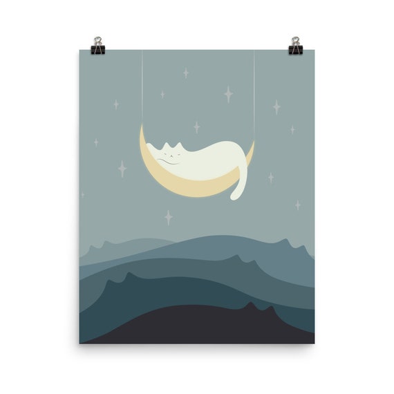 Cat Landscape 188 Art Print