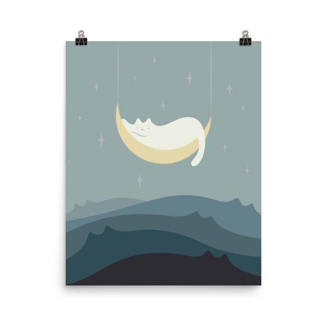 Cat Landscape 188 Art Print