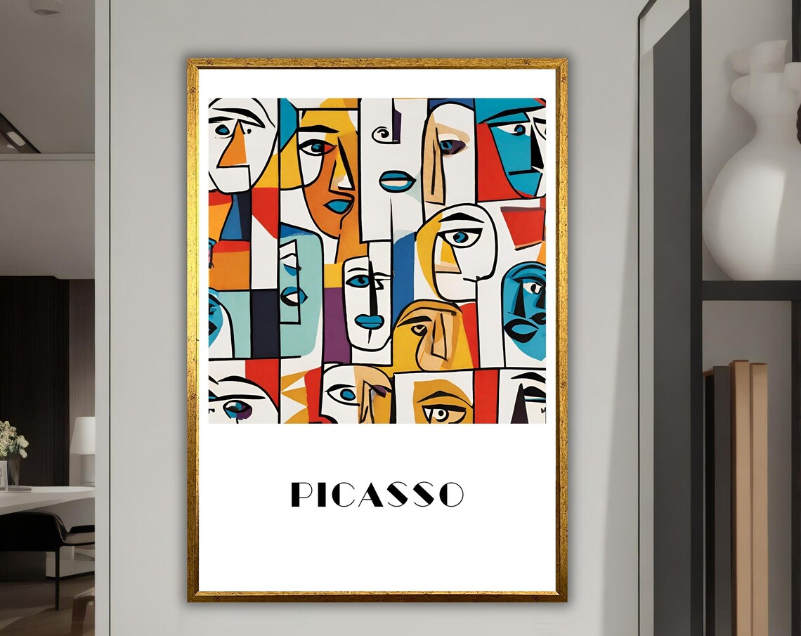Pablo Picasso Artwork, Modern Abstract Art Gift