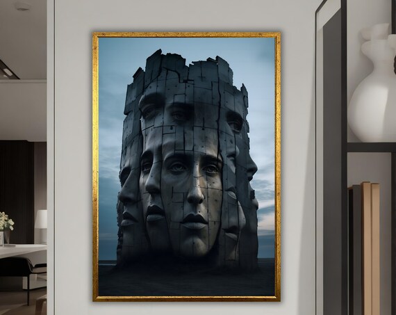 Surreal Art Ready To Hang Framed Print Unique Home Decor Artwork Gift Artistic Print Home Gift